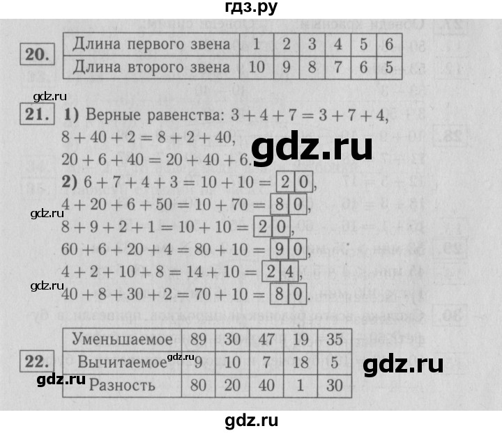 ГДЗ по математике 2 класс Моро рабочая тетрадь  часть №1 страница - 35, Решебник №2 к тетради 2016