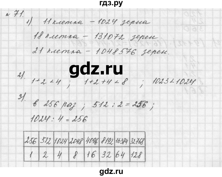 ГДЗ по математике 5 класс Дорофеев  Базовый уровень глава 2 / упражнение - 2.11 (71), Решебник к учебнику 2015