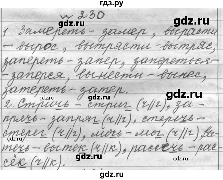 ГДЗ по русскому языку 6 класс  Лидман-Орлова Практика  упражнение - 230, Решебник к учебнику 2016