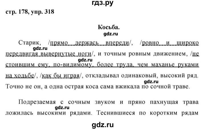 ГДЗ по русскому языку 8 класс  Ладыженская   упражнение - 318, Решебник №1