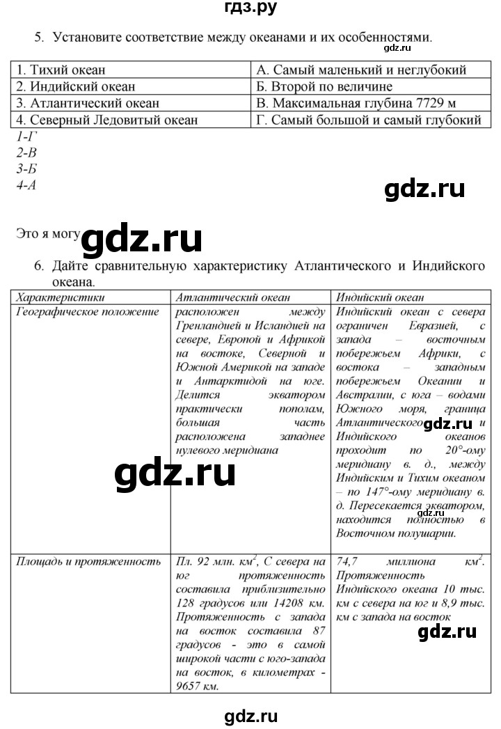ГДЗ по географии 7 класс  Алексеев   страница - 85, Решебник 2016