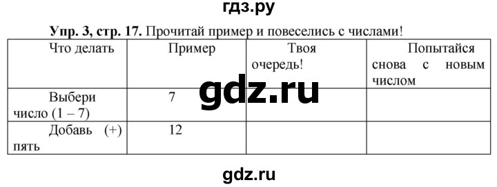 ГДЗ по английскому языку 3 класс Быкова Spotlight  часть 1. страница - 17, Решебник №1 к учебнику 2021