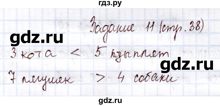 ГДЗ по информатике 1 класс Горячев В играх и задачах  раздел 2 / задание - 11, Решебник