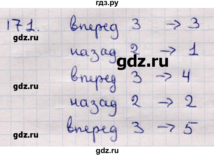 ГДЗ по информатике 5 класс Семенов   задание - 171, Решебник