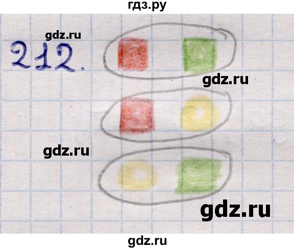 ГДЗ по информатике 5 класс Семенов   задание - 212, Решебник